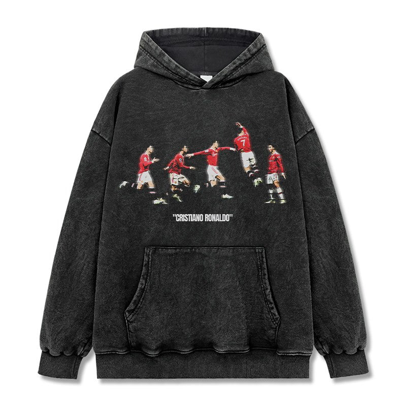 CRISTIANO RONALDO VINTAGE HOODIE · STEPOVER