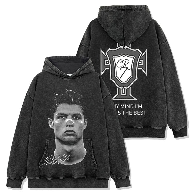 CRISTIANO RONALDO VINTAGE HOODIE · SCREAMER