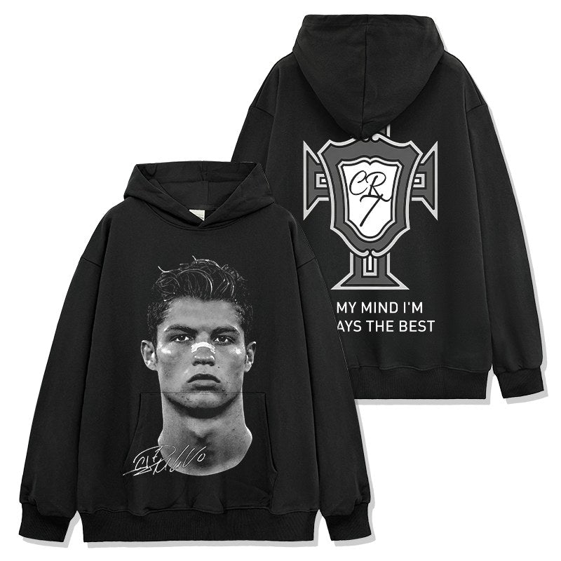 CRISTIANO RONALDO VINTAGE HOODIE · SCREAMER