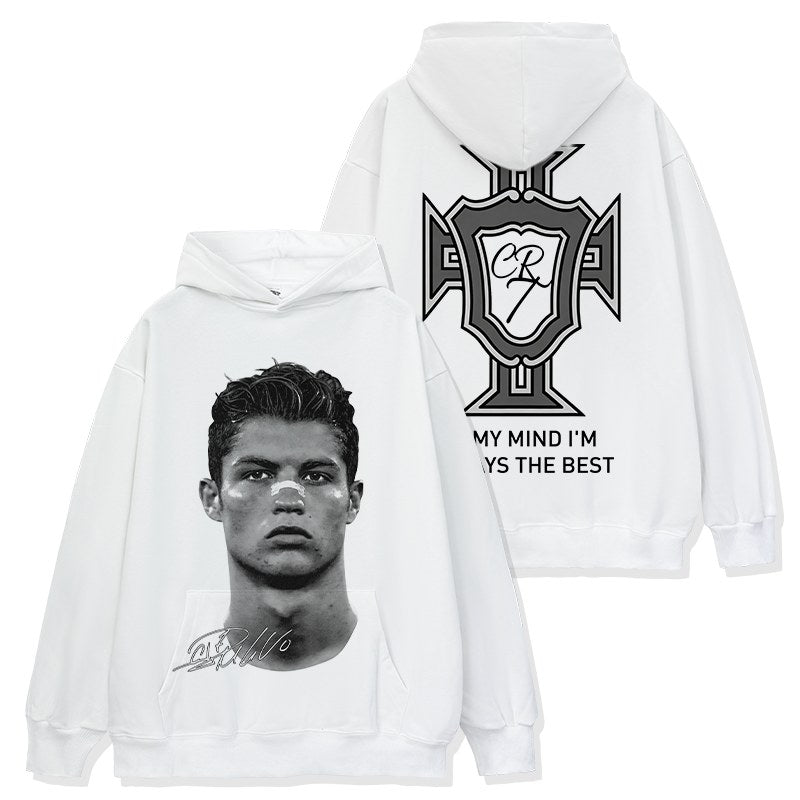 CRISTIANO RONALDO VINTAGE HOODIE · SCREAMER