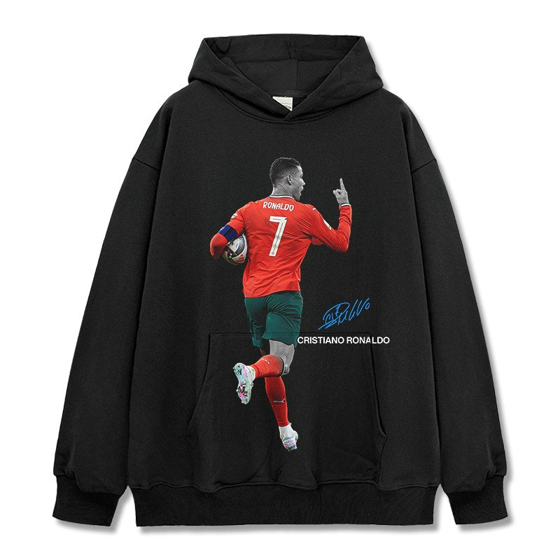 CRISTIANO RONALDO VINTAGE HOODIE · KICK OFF