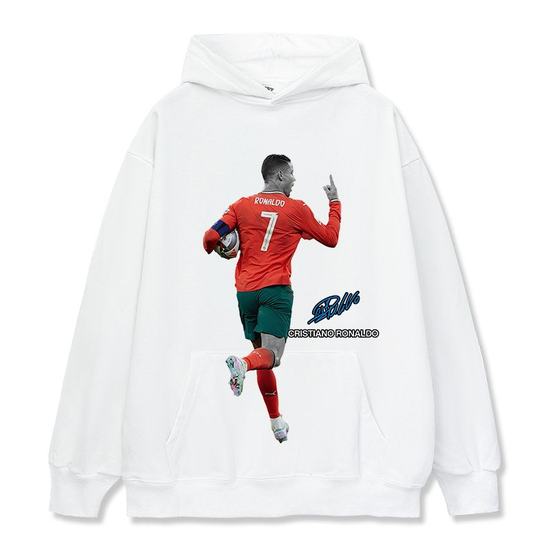 CRISTIANO RONALDO VINTAGE HOODIE · KICK OFF