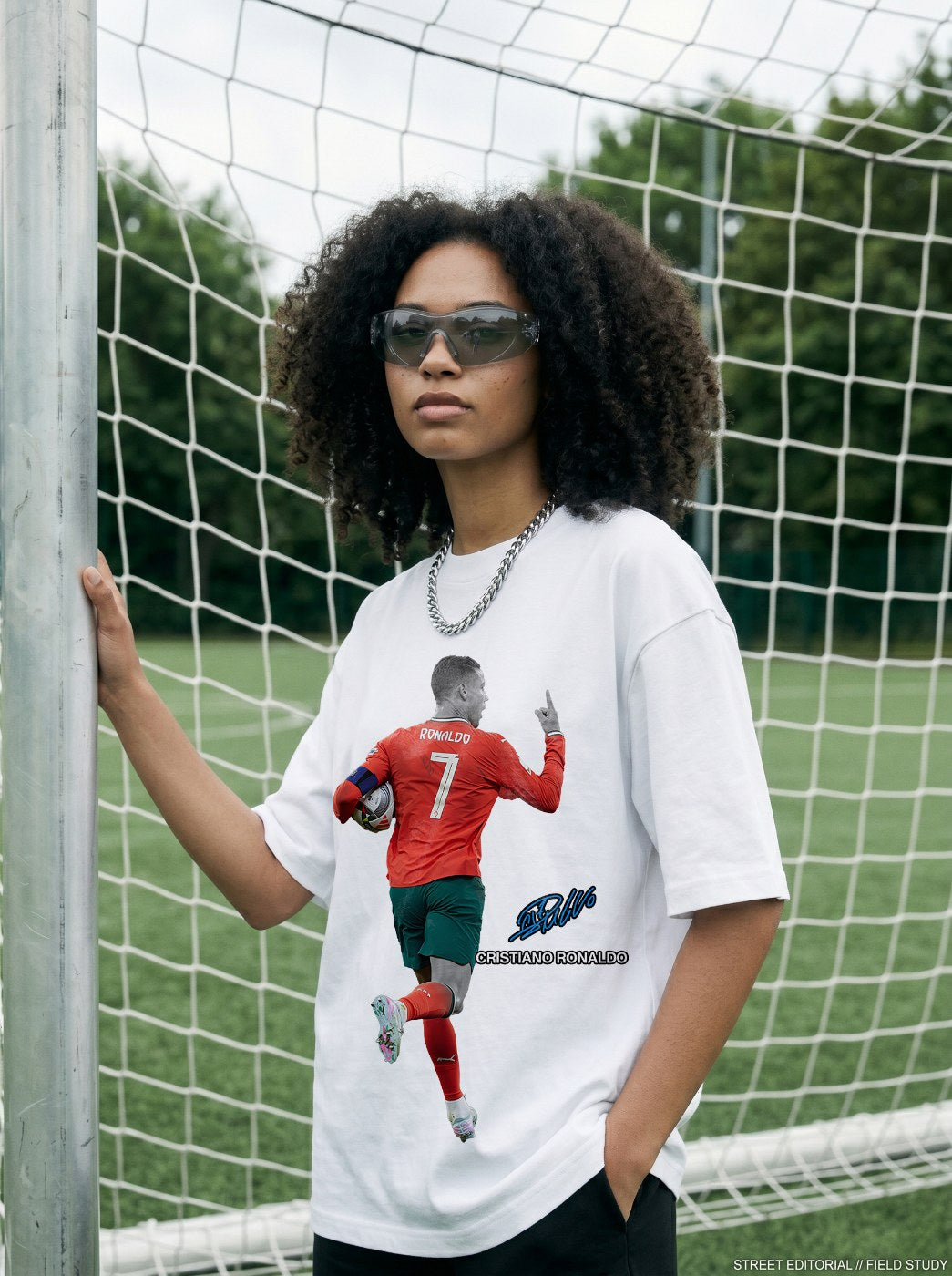 CRISTIANO RONALDO VINTAGE HOODIE · KICK OFF