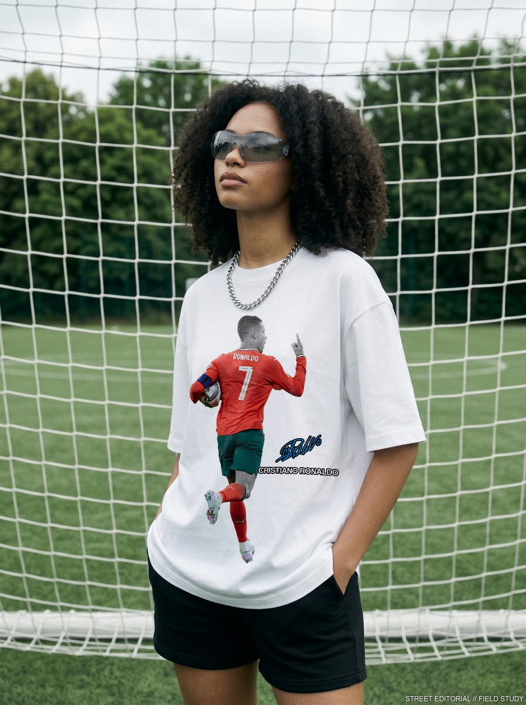 CRISTIANO RONALDO VINTAGE HOODIE · KICK OFF