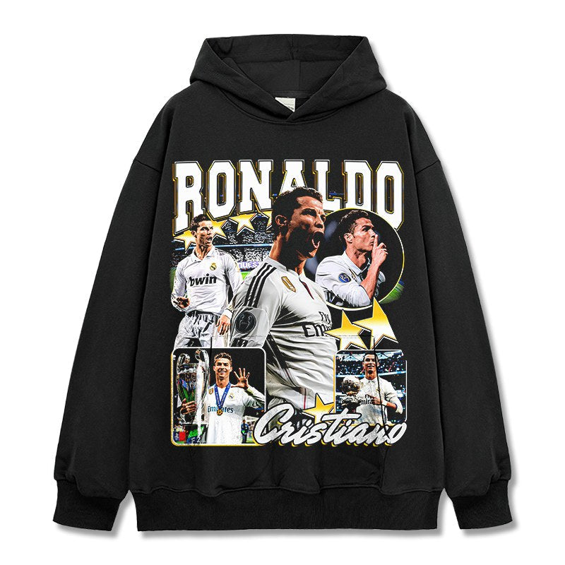 CRISTIANO RONALDO VINTAGE HOODIE · FLOODLIGHTS