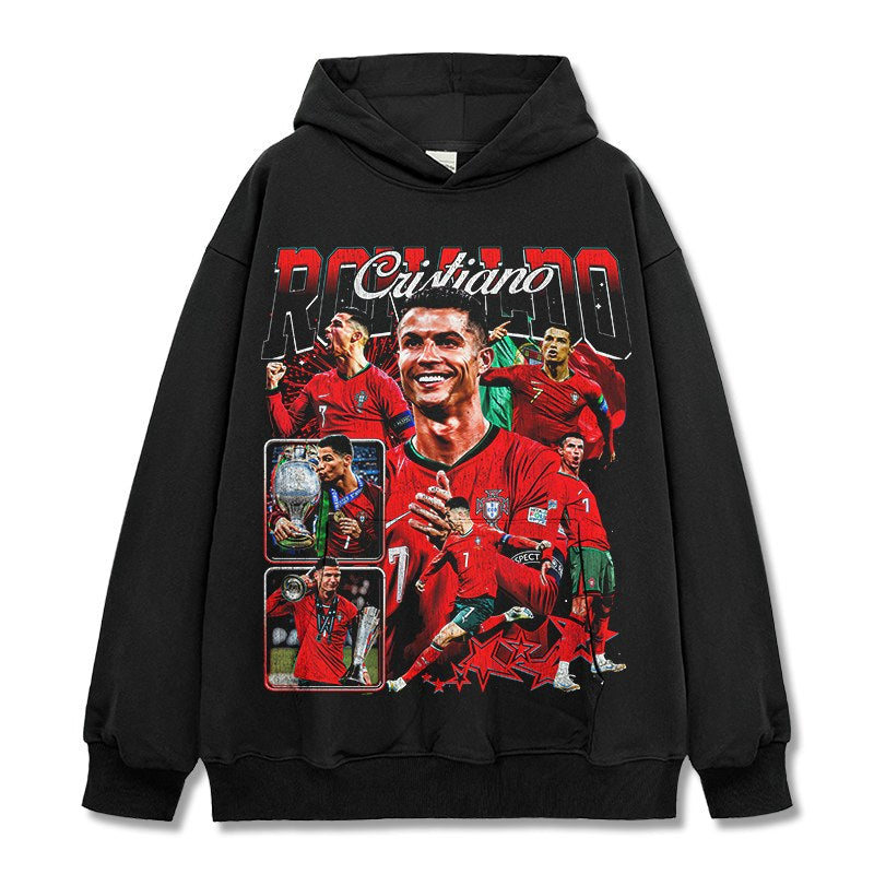 CRISTIANO RONALDO VINTAGE HOODIE · TERRACE