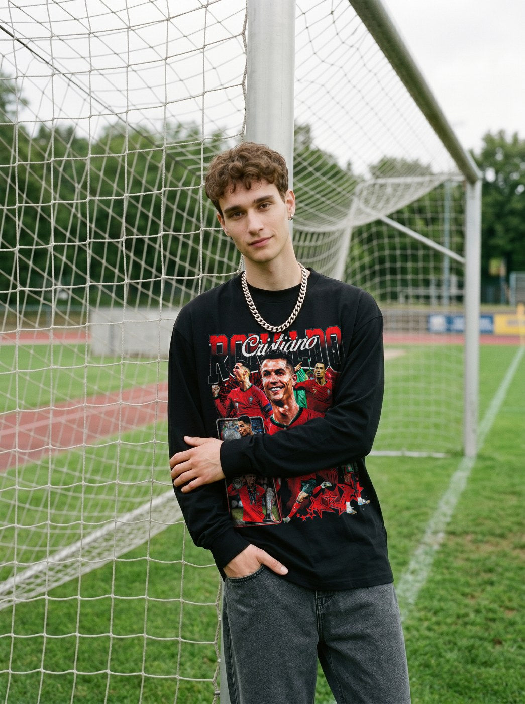 CRISTIANO RONALDO VINTAGE HOODIE · TERRACE