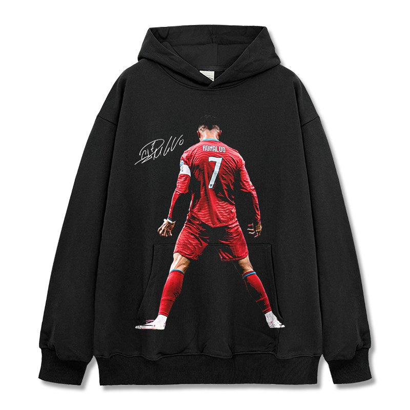 CRISTIANO RONALDO VINTAGE HOODIE · DERBY DAY