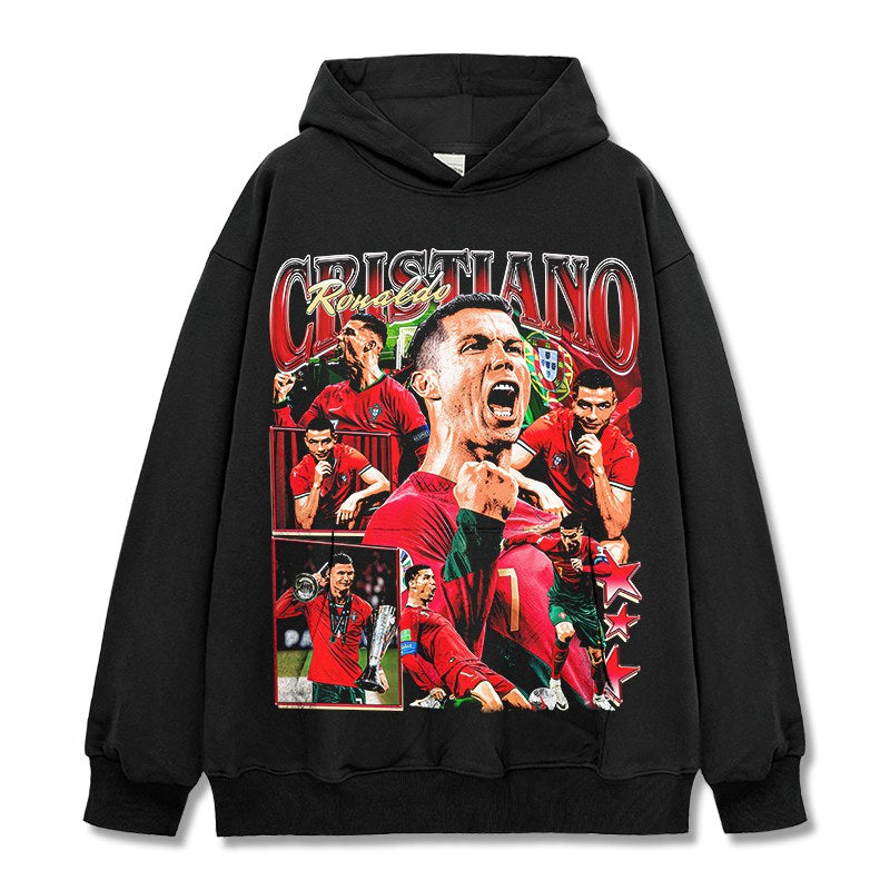 CRISTIANO RONALDO VINTAGE HOODIE · TIFO