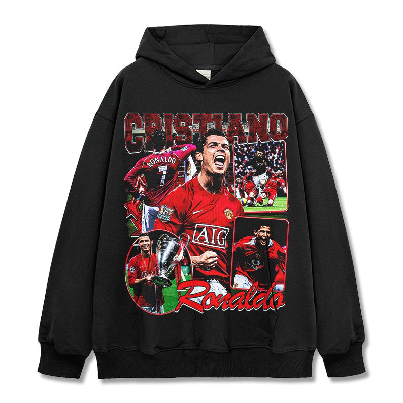CRISTIANO RONALDO VINTAGE HOODIE · CURVA SUD