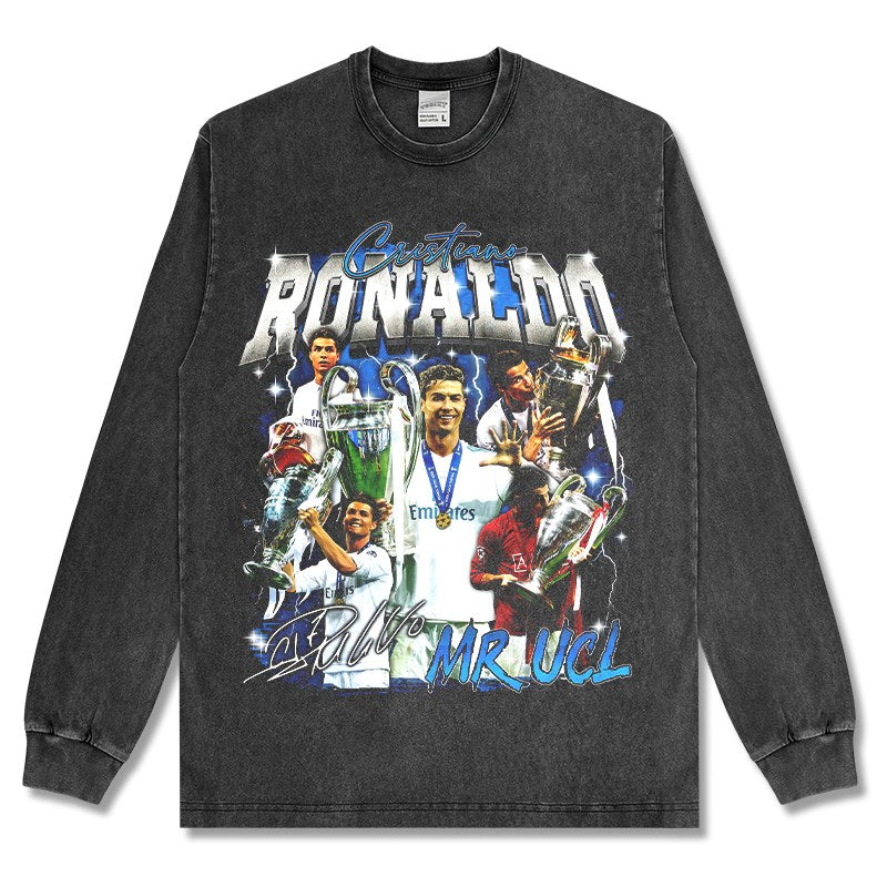 CRISTIANO RONALDO LONG SLEEVE · WARM UP