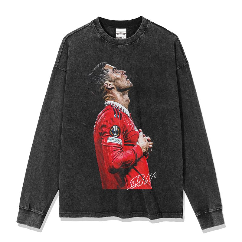 CRISTIANO RONALDO LONG SLEEVE · OLD SCHOOL