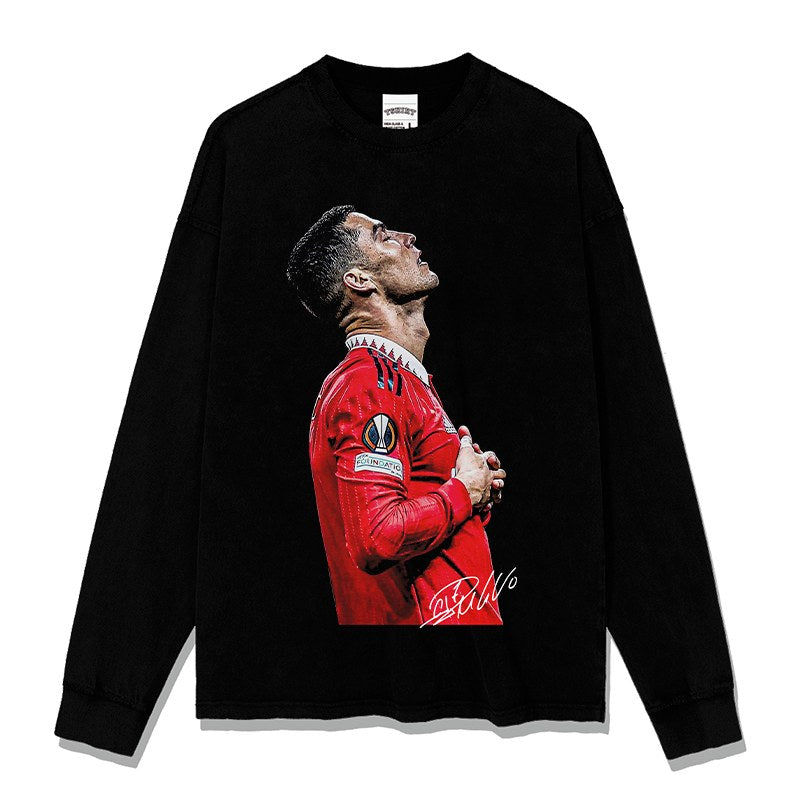 CRISTIANO RONALDO LONG SLEEVE · OLD SCHOOL