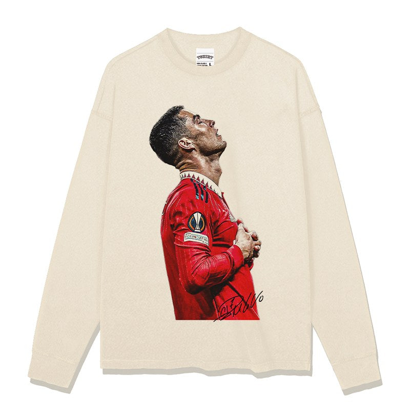 CRISTIANO RONALDO LONG SLEEVE · OLD SCHOOL