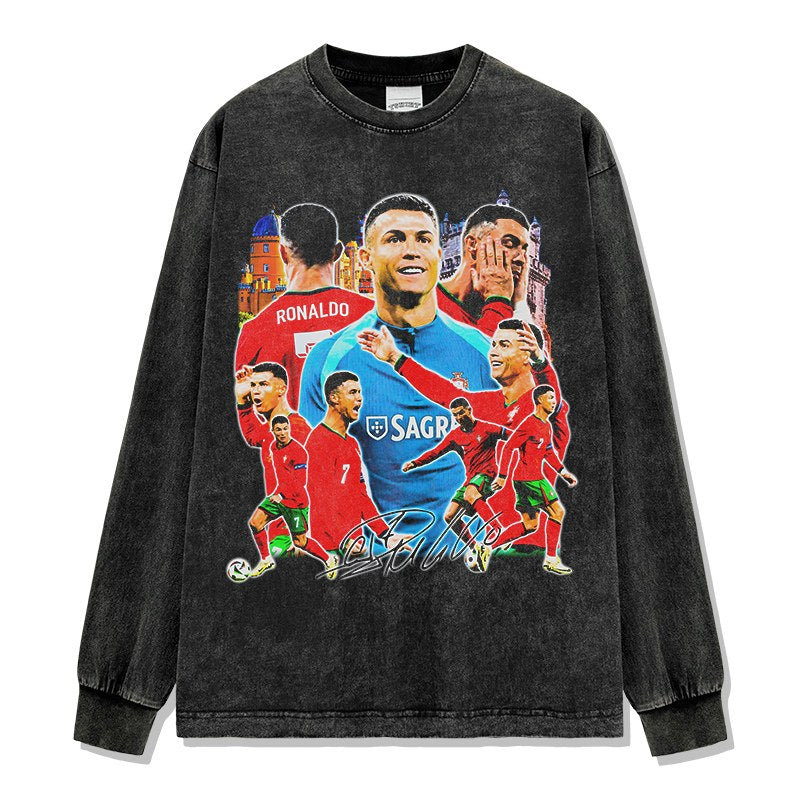 CRISTIANO RONALDO LONG SLEEVE · WORLD STAGE