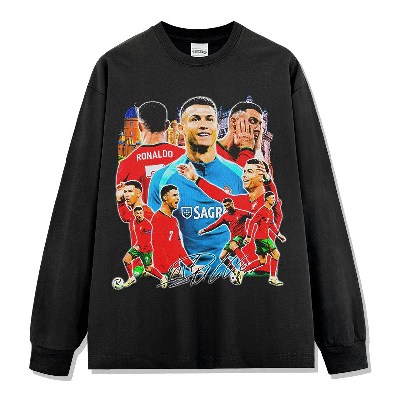 CRISTIANO RONALDO LONG SLEEVE · WORLD STAGE