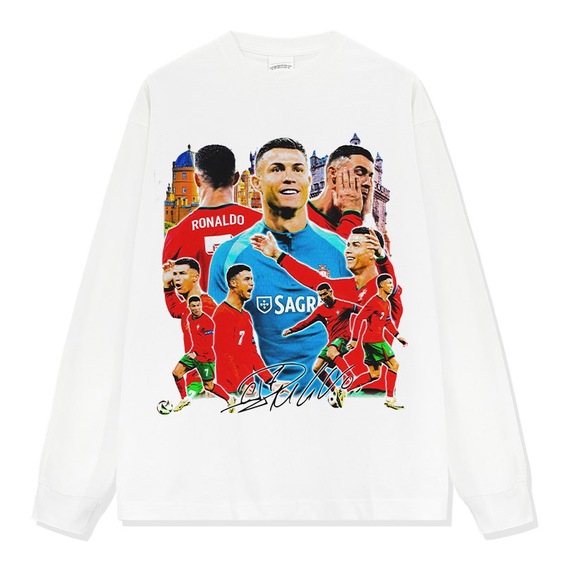 CRISTIANO RONALDO LONG SLEEVE · WORLD STAGE