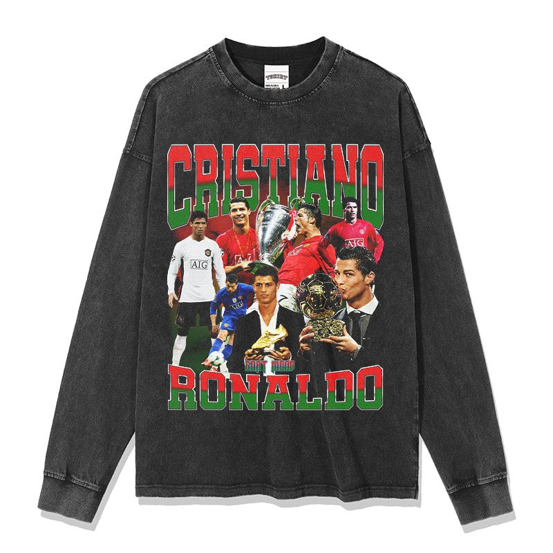CRISTIANO RONALDO LONG SLEEVE · KING