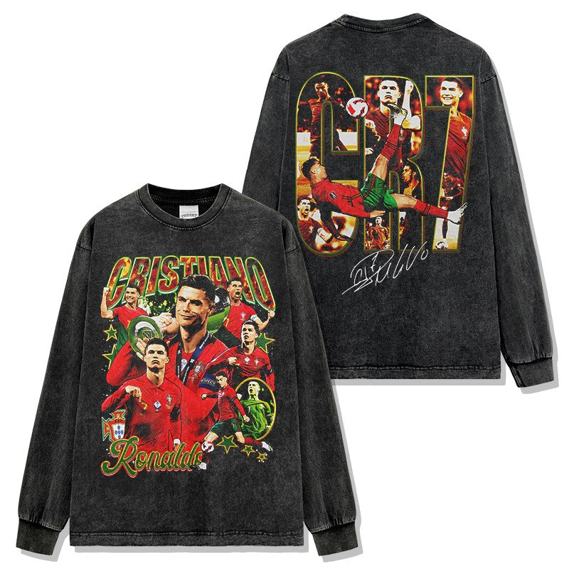CRISTIANO RONALDO LONG SLEEVE · NO LOOK