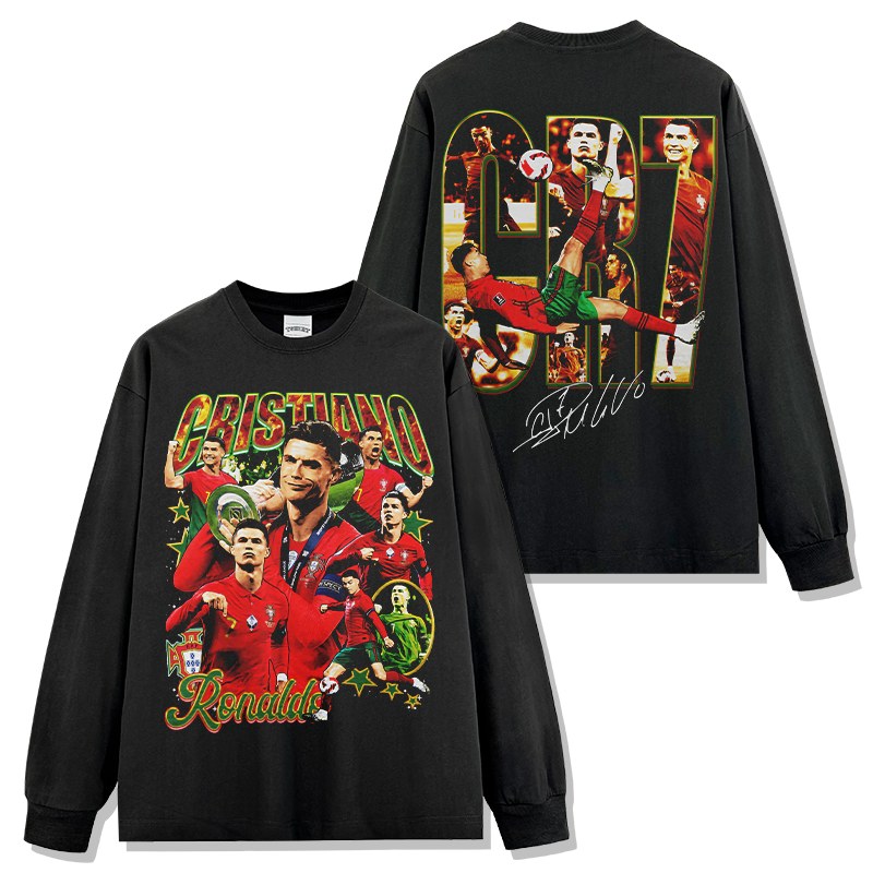 CRISTIANO RONALDO LONG SLEEVE · NO LOOK
