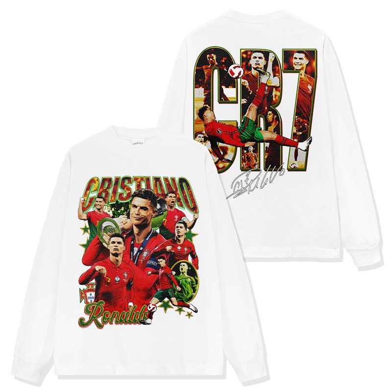 CRISTIANO RONALDO LONG SLEEVE · NO LOOK