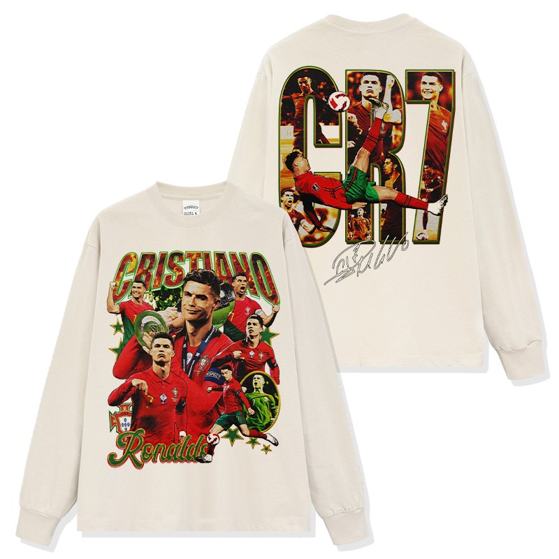 CRISTIANO RONALDO LONG SLEEVE · NO LOOK