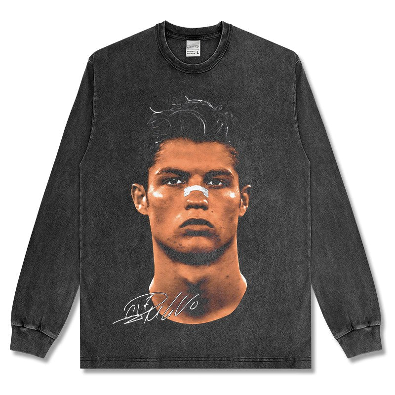 CRISTIANO RONALDO LONG SLEEVE · NUTMEG