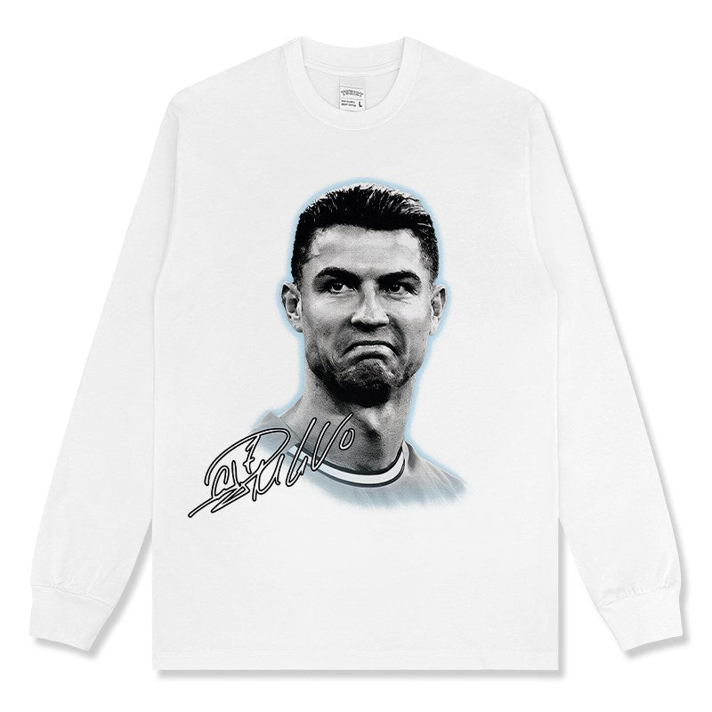 CRISTIANO RONALDO LONG SLEEVE · TOP BIN