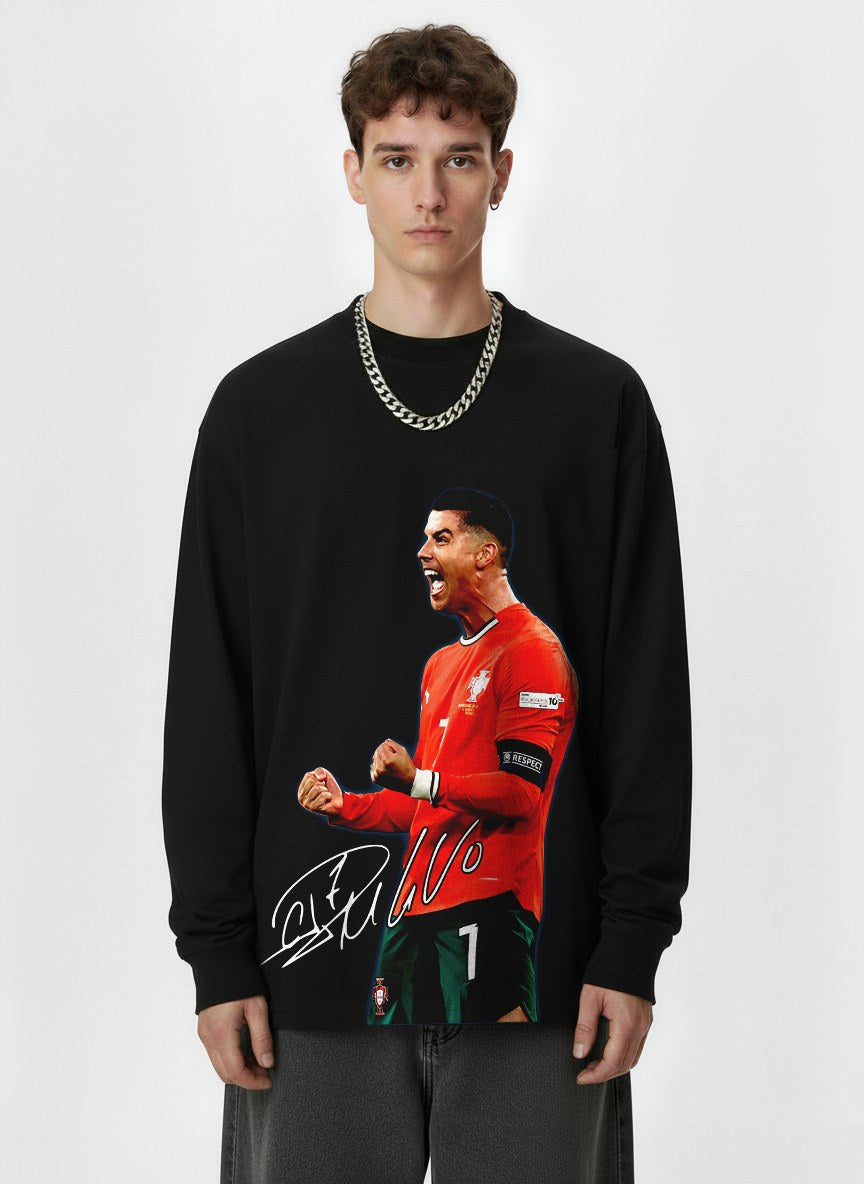 CRISTIANO RONALDO LONG SLEEVE · INJURY TIME
