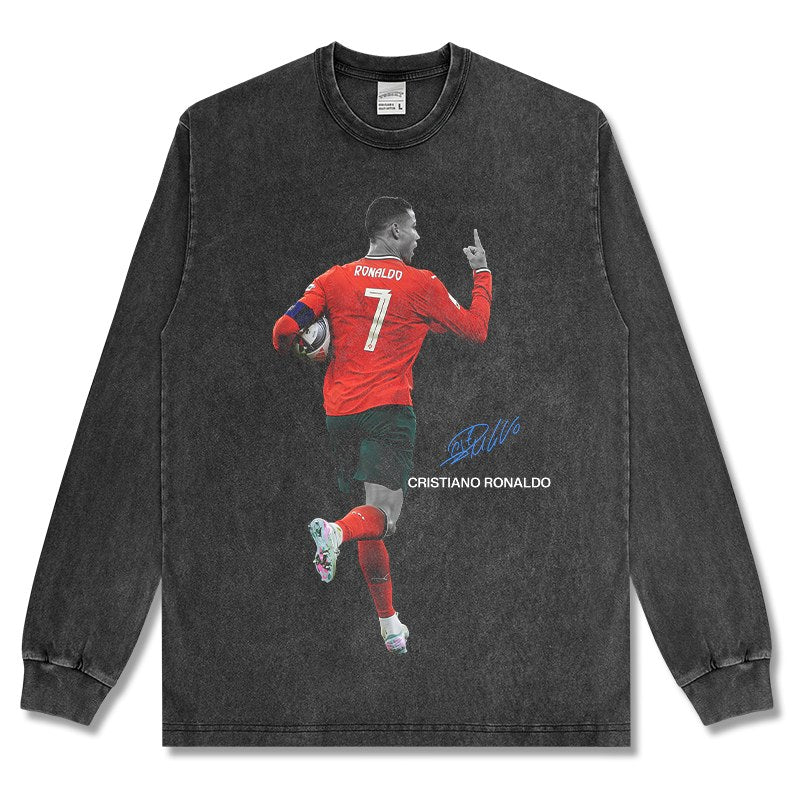 CRISTIANO RONALDO LONG SLEEVE · KICK OFF