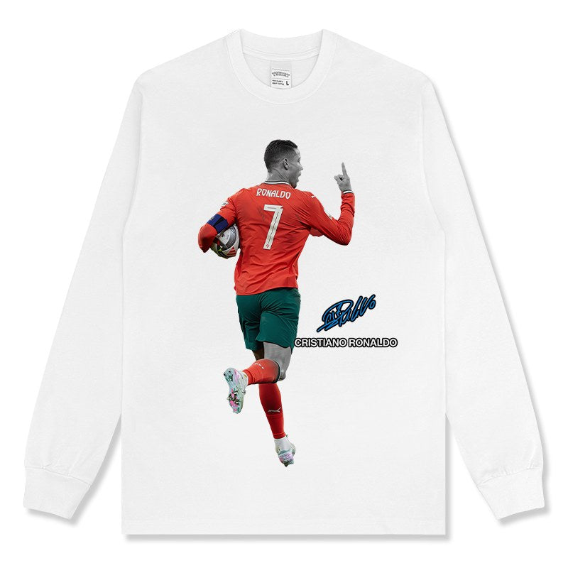 CRISTIANO RONALDO LONG SLEEVE · KICK OFF