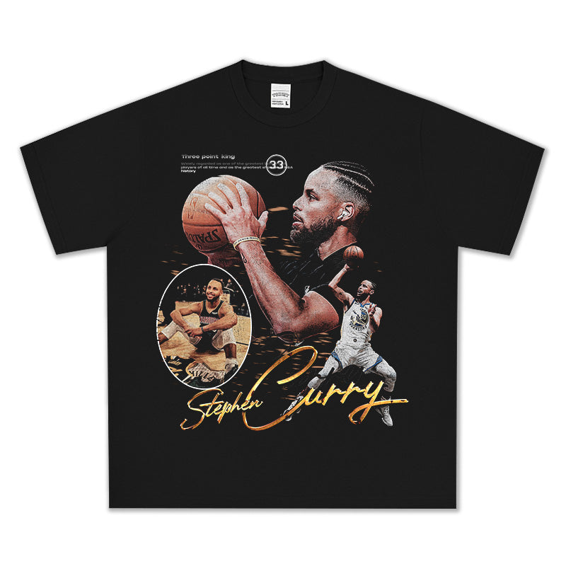 STEPHEN CURRY VINTAGE TEE · CORNER THREE