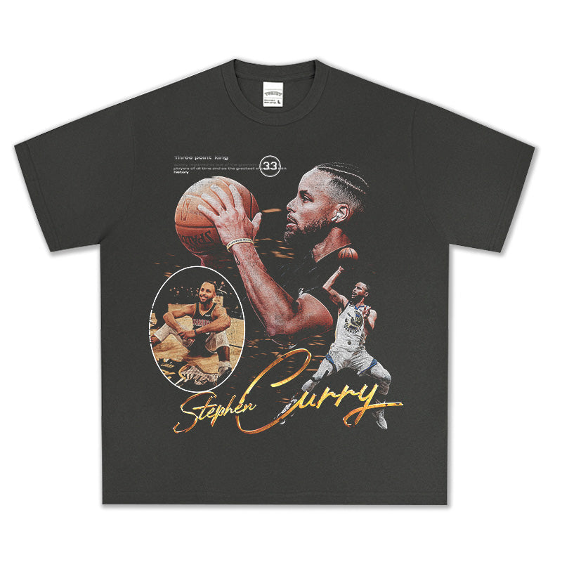 STEPHEN CURRY VINTAGE TEE · CORNER THREE