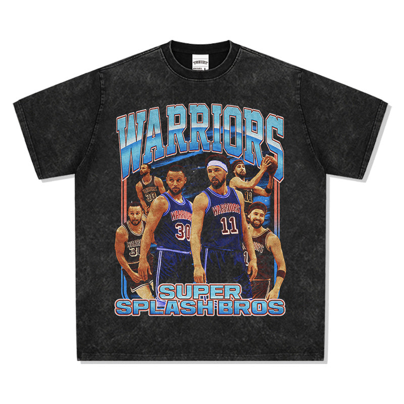 STEPHEN CURRY & KLAY THOMPSON VINTAGE TEE · STREETBALL