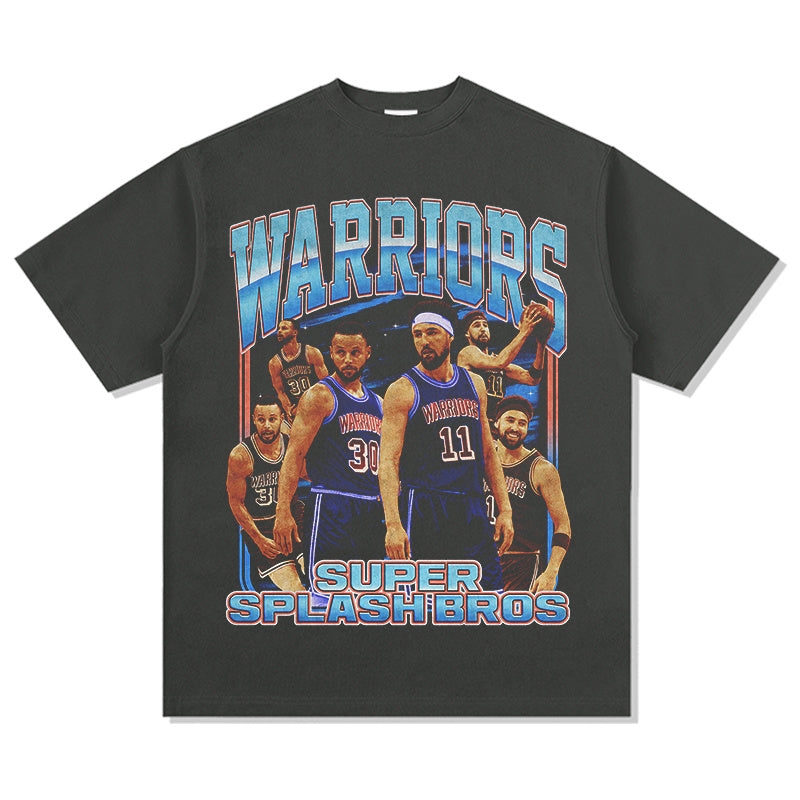 STEPHEN CURRY & KLAY THOMPSON VINTAGE TEE · STREETBALL