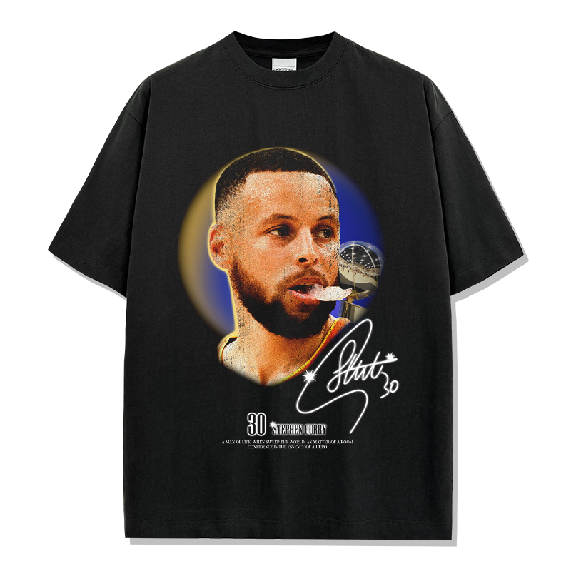 STEPHEN CURRY VINTAGE TEE · STEP BACK