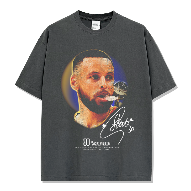 STEPHEN CURRY VINTAGE TEE · STEP BACK