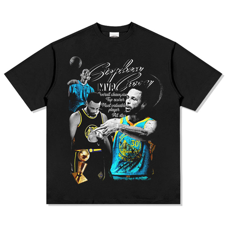 STEPHEN CURRY VINTAGE TEE · BANK SHOT