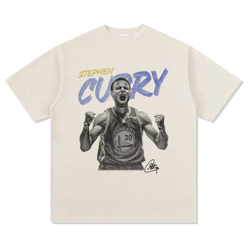 STEPHEN CURRY VINTAGE TEE · NOTHING BUT NET