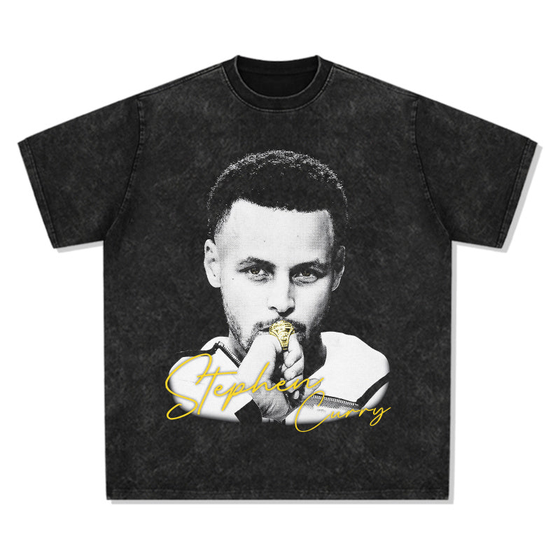 STEPHEN CURRY VINTAGE TEE · RING CHASE