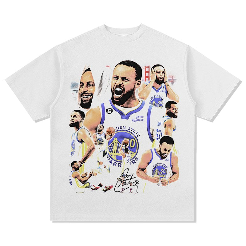 STEPHEN CURRY VINTAGE TEE · TRIPLE DOUBLE