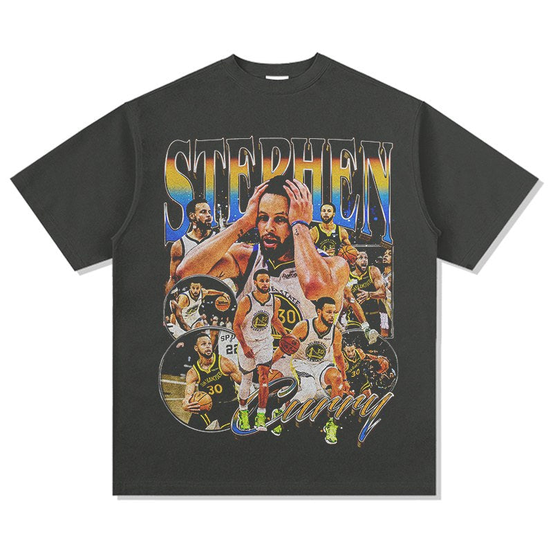 STEPHEN CURRY VINTAGE TEE · AND ONE