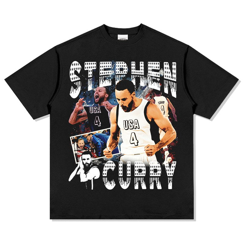 STEPHEN CURRY VINTAGE TEE · SLAM DUNK