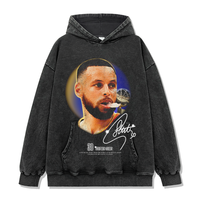 STEPHEN CURRY VINTAGE HOODIE · STEP BACK