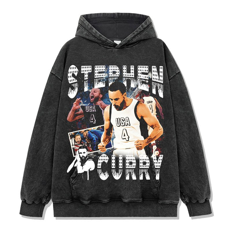 STEPHEN CURRY VINTAGE HOODIE · SLAM DUNK