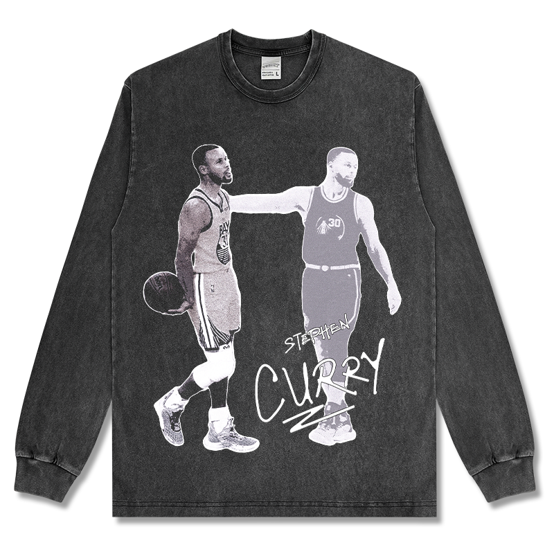 STEPHEN CURRY LONG SLEEVE · BLOCK PARTY