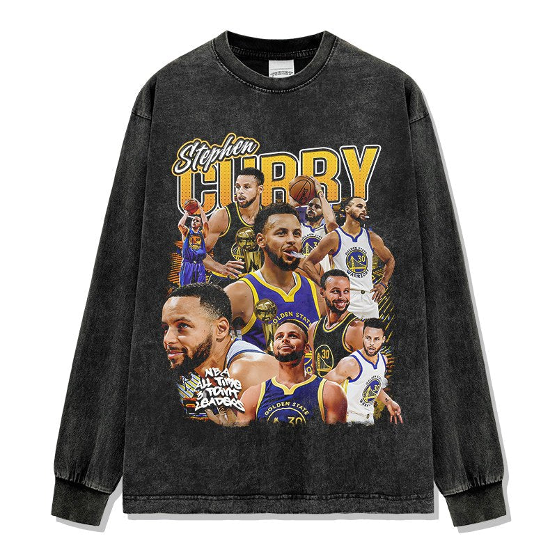 STEPHEN CURRY LONG SLEEVE · HARDWOOD