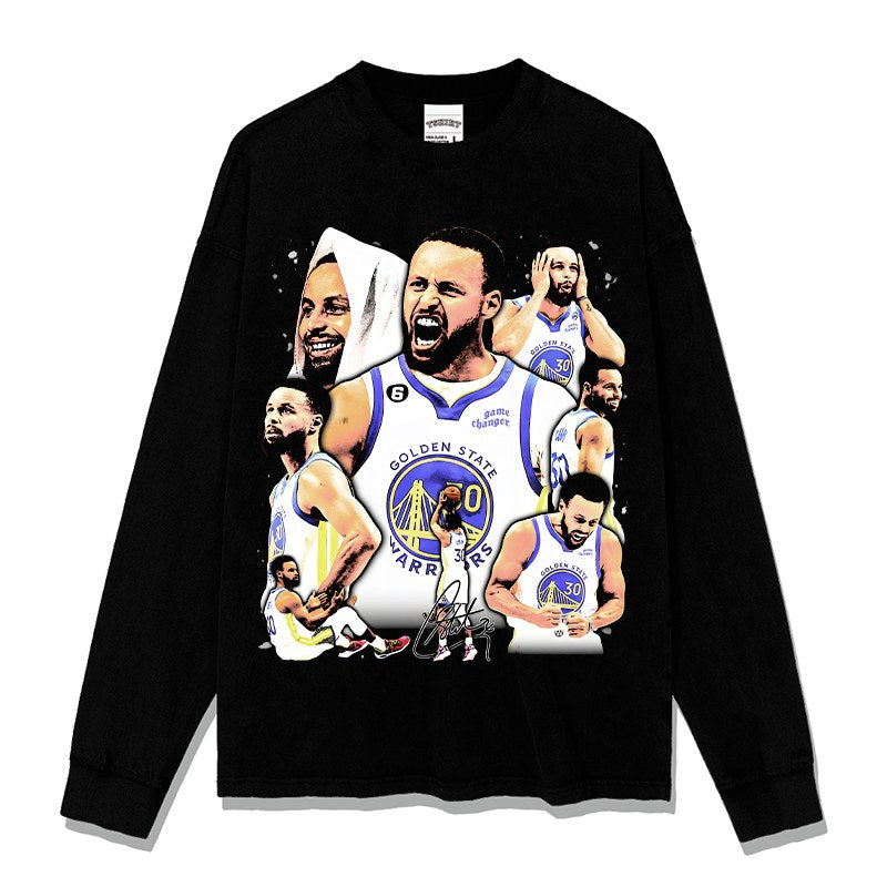 STEPHEN CURRY LONG SLEEVE · TRIPLE DOUBLE