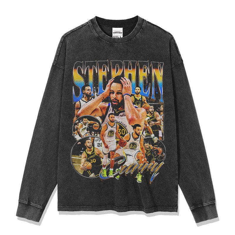 STEPHEN CURRY LONG SLEEVE · AND ONE