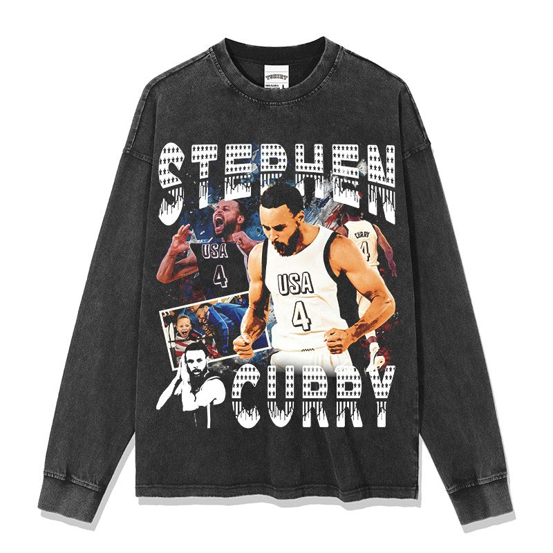 STEPHEN CURRY LONG SLEEVE · SLAM DUNK